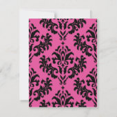 Invitation à la finale du jeu de basket-ball rose (Dos)