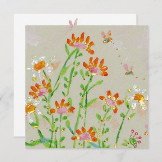 Invitation à la fleur (Devant / Derrière)