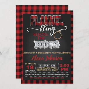 Invitation à la Fling Bachelorette Party de Flanne