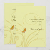 Invitation à la floraison du papillon d'or (Devant / Derrière)