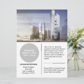 invitation à la foire d'entreprise contemporaine (Debout devant)