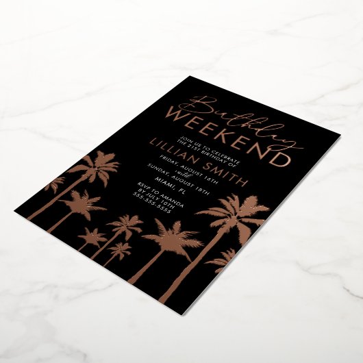 Invitation à la fouille du week-end d'anniversaire (Rotation)