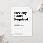 Invitation à la Friendsgiving (Devant/Arrière en situation)