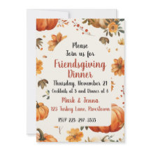 Invitation à la Friendsgiving