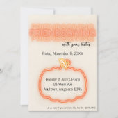 Invitation à la Friendsgiving (Devant)