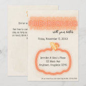 Invitation à la Friendsgiving (Devant / Derrière)
