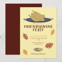 Invitation à la Friendsgiving