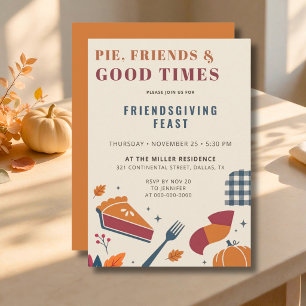 Invitation à la Friendsgiving Tarte au potiron Tha