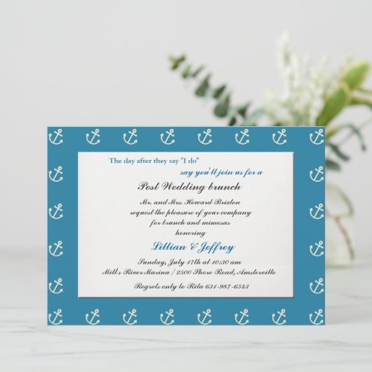 Invitation à la frontière Ancre (Debout devant)