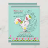 Invitation à la frontière de la Tulipe de Pâques (Devant / Derrière)