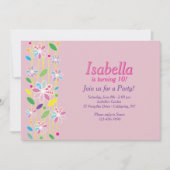 Invitation à la frontière des fleurs (Devant)