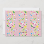 Invitation à la frontière des fleurs (Dos)