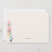 Invitation à la frontière rose (Dos)