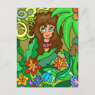 INVITATION À LA FUN JUNGLE THÈME DE LA FÊTE D'Anni