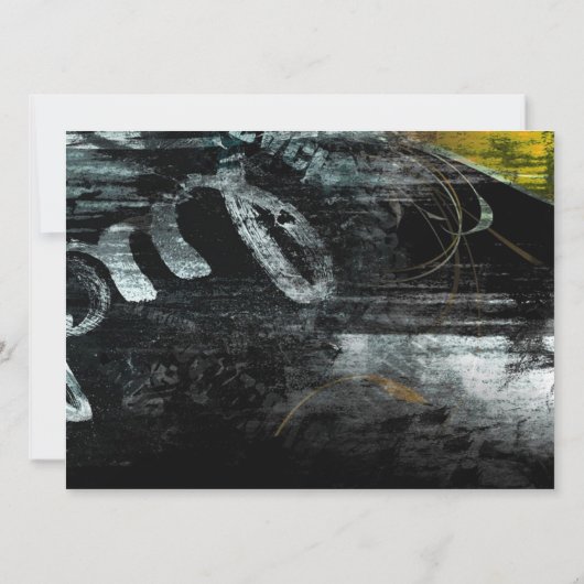 Invitation à la galerie d'art abstraite (Dos)