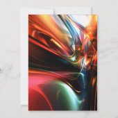 invitation à la galerie d'art - flux (Dos)