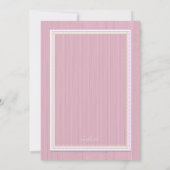 Invitation à la Garden Party (Dos)