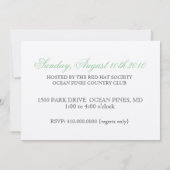 Invitation à la Garden Party (Dos)