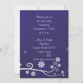Invitation à la Garden Party| Bleu (Dos)