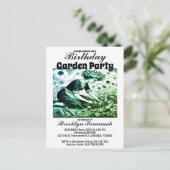 Invitation à la garden-party de l'après-midi de la (Debout devant)