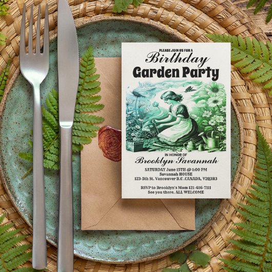 Invitation à la Garden Party des Jardins Whisper