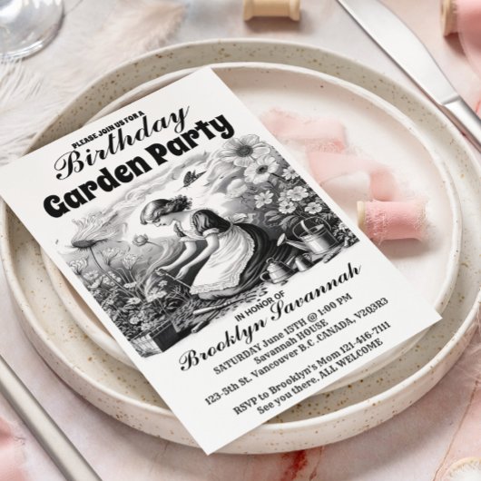 Invitation à la Garden Party des Jardins Whisper