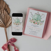 Invitation à la garden-party pour la future mariée