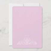 Invitation à la gloire rose (Dos)