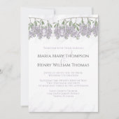 invitation à la glycine (Devant)