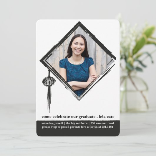 Invitation à la graduation (Debout devant)