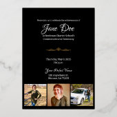 Invitation à la graduation (Verso)