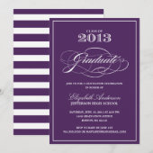 Invitation à la graduation classique (Devant / Derrière)