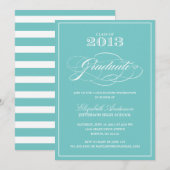 Invitation à la graduation classique (Devant / Derrière)