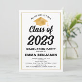 Invitation à la graduation classique (Debout devant)