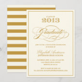 Invitation à la graduation classique (Devant / Derrière)