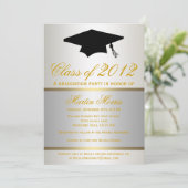 Invitation à la graduation d'argent et d'or (Debout devant)
