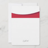 Invitation à la graduation de la Croix d'écarlate (Dos)