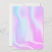 Invitation à la graduation de la goutte holographi (Dos)