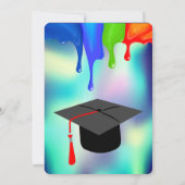 Invitation à la graduation de la goutte holographi (Dos)