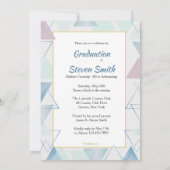 Invitation à la graduation de la photo de cadre tr (Dos)