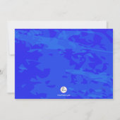 Invitation à la graduation de la photo liée au col (Dos)