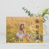 Invitation à la graduation de style champêtre en b (Debout devant)