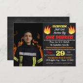 Invitation à la graduation des pompiers (Devant / Derrière)