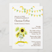 Invitation à la graduation des tournesols (Devant / Derrière)