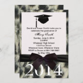 Invitation à la graduation du léopard des neiges n (Devant / Derrière)