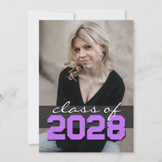 Invitation à la graduation du tableau de bord de f (Dos)