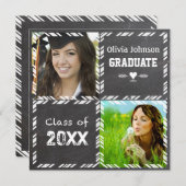 Invitation à la graduation du tableau de bord Votr (Devant / Derrière)