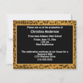 Invitation à la graduation d'un enfant sauvage (Or (Dos)