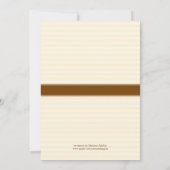 Invitation à la graduation élégante du ballon à ai (Dos)