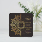 Invitation à la graduation en Golden Impression (Debout devant)